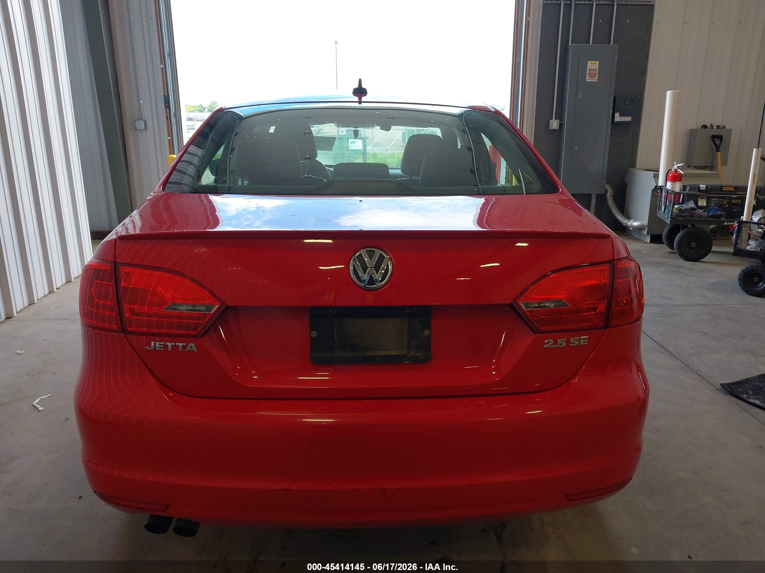 2012 Volkswagen Jetta 2.5l Se Red vin: 3VWBP7AJXCM322213