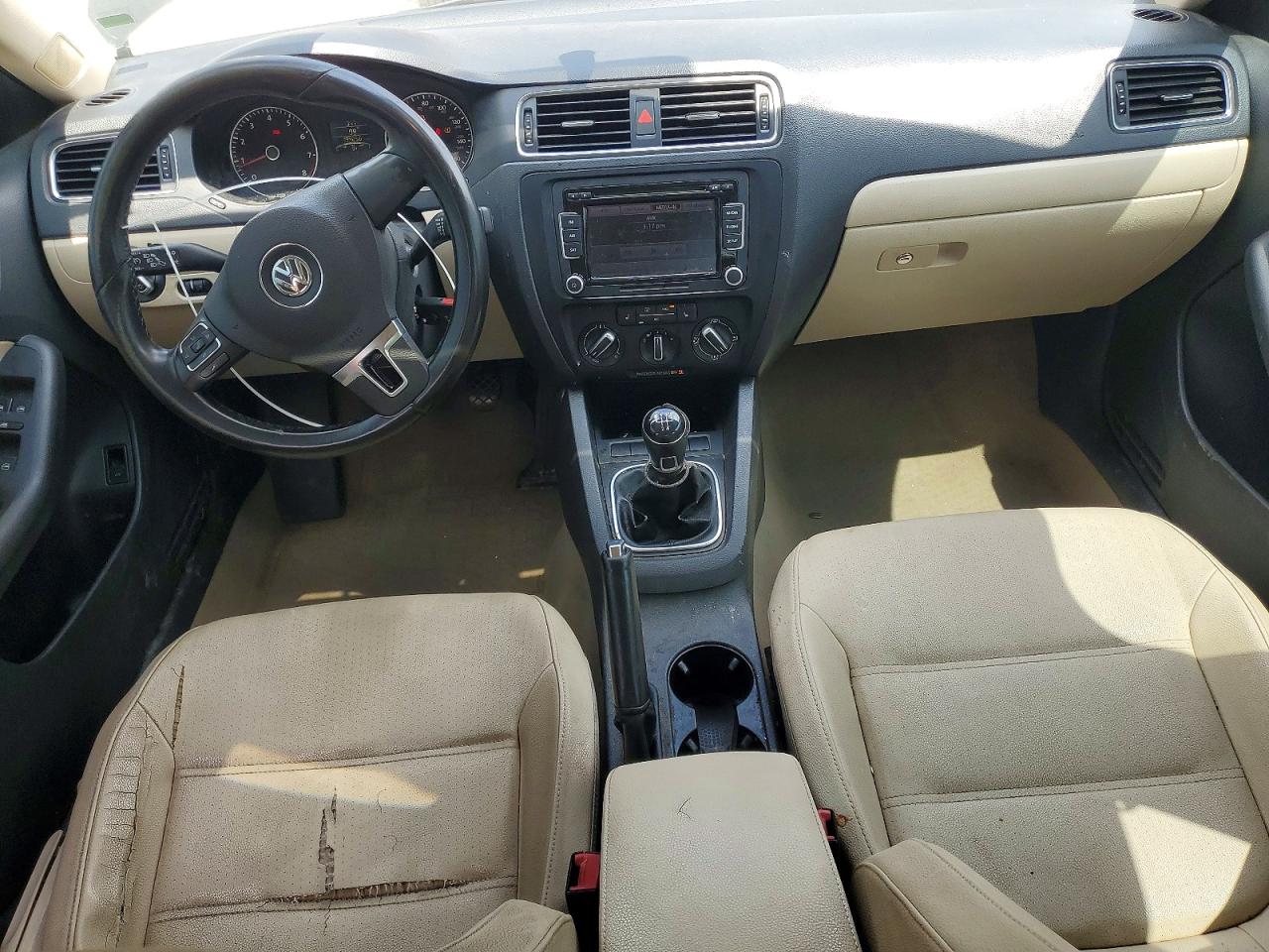 2012 Volkswagen Jetta Se Black vin: 3VWBP7AJXCM452279