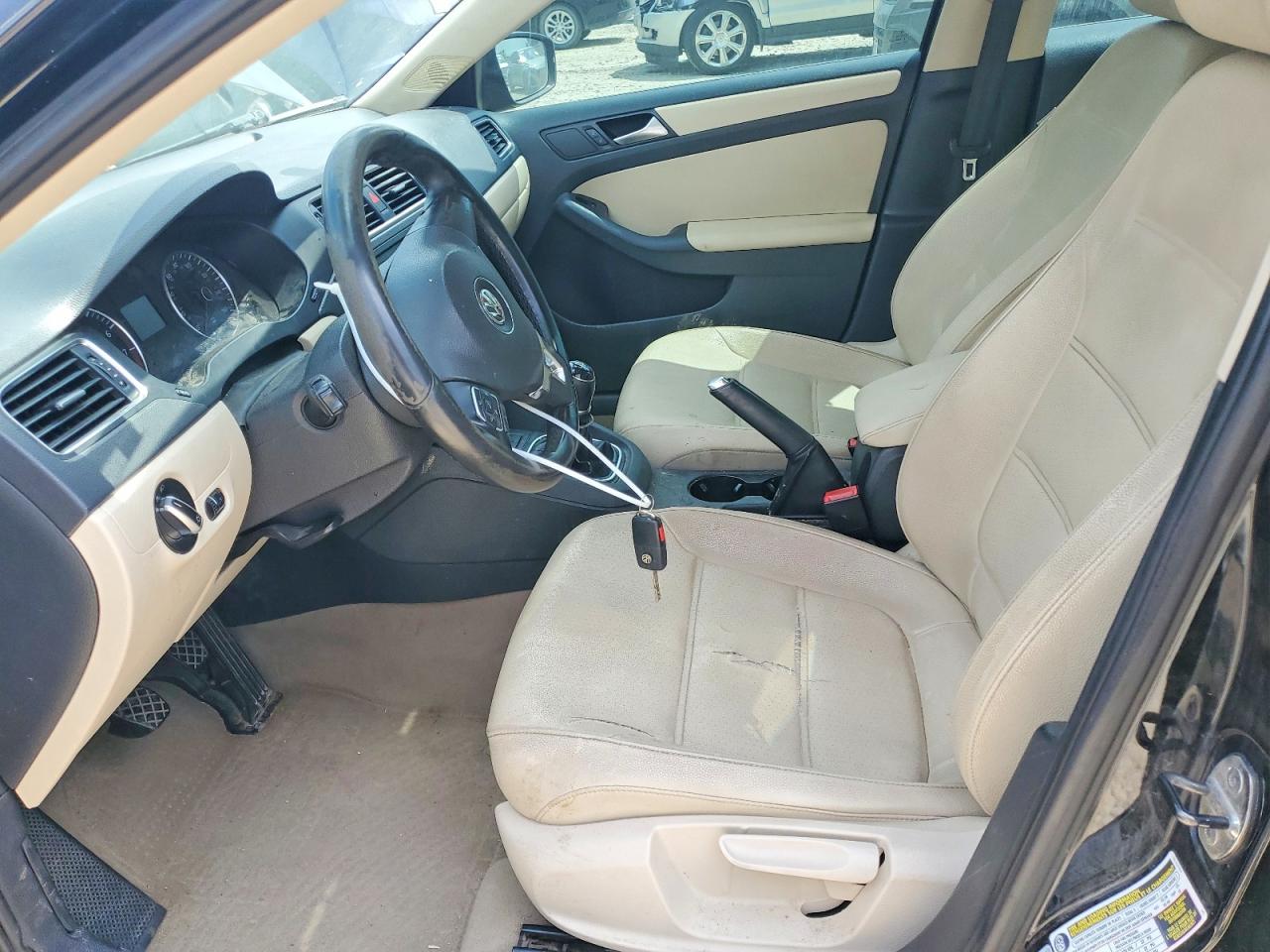 2012 Volkswagen Jetta Se Black vin: 3VWBP7AJXCM452279
