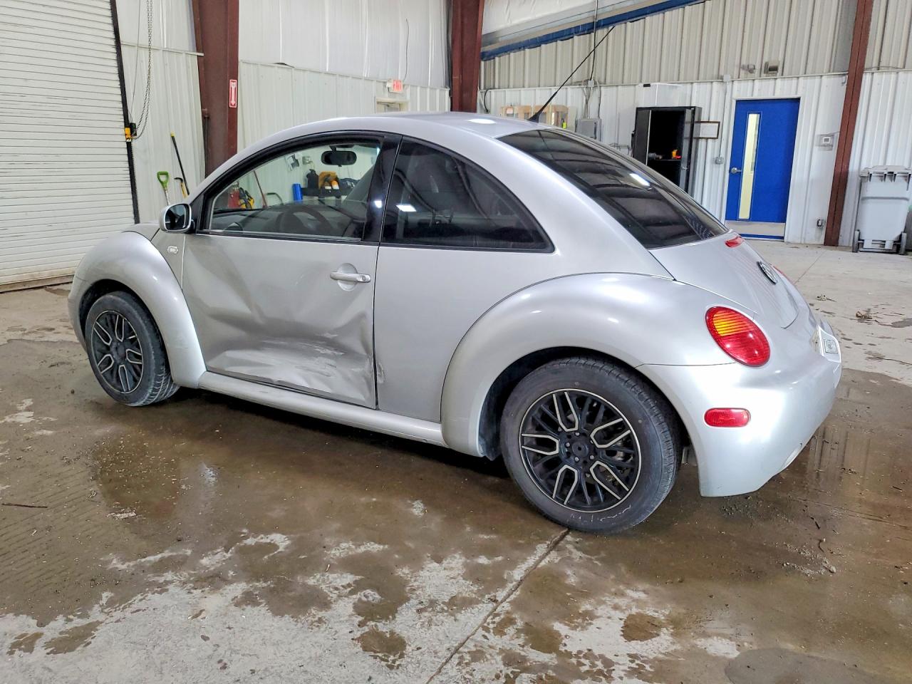 2001 Volkswagen New Beetle Gl Silver vin: 3VWBS21C71M416470