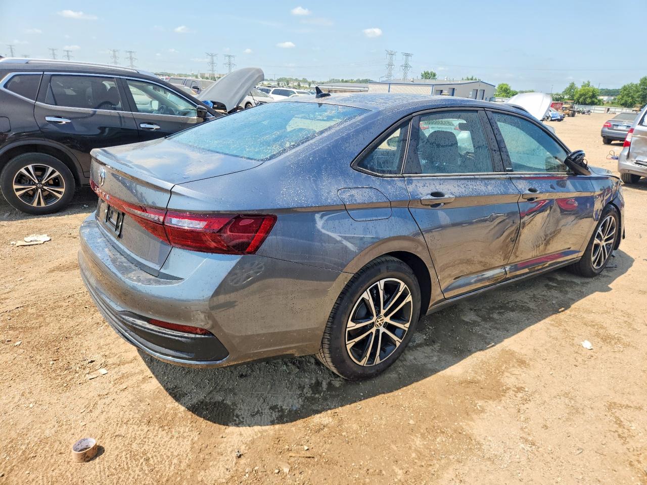 2026 Volkswagen Jetta Sport Gray vin: 3VWBW7BU4TM050964