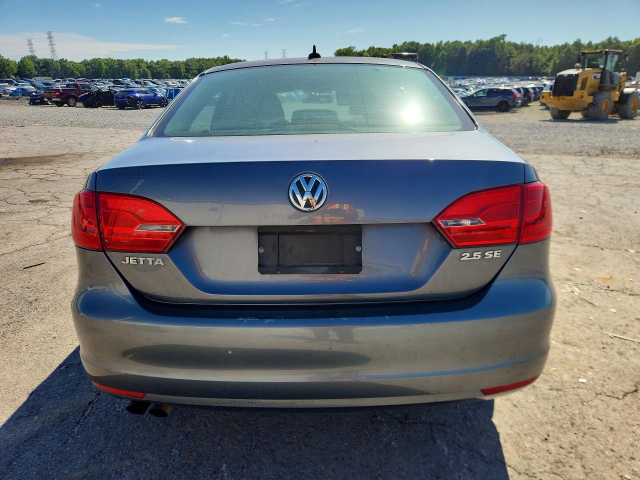2012 Volkswagen Jetta Se Gray vin: 3VWBX7AJ1CM309107