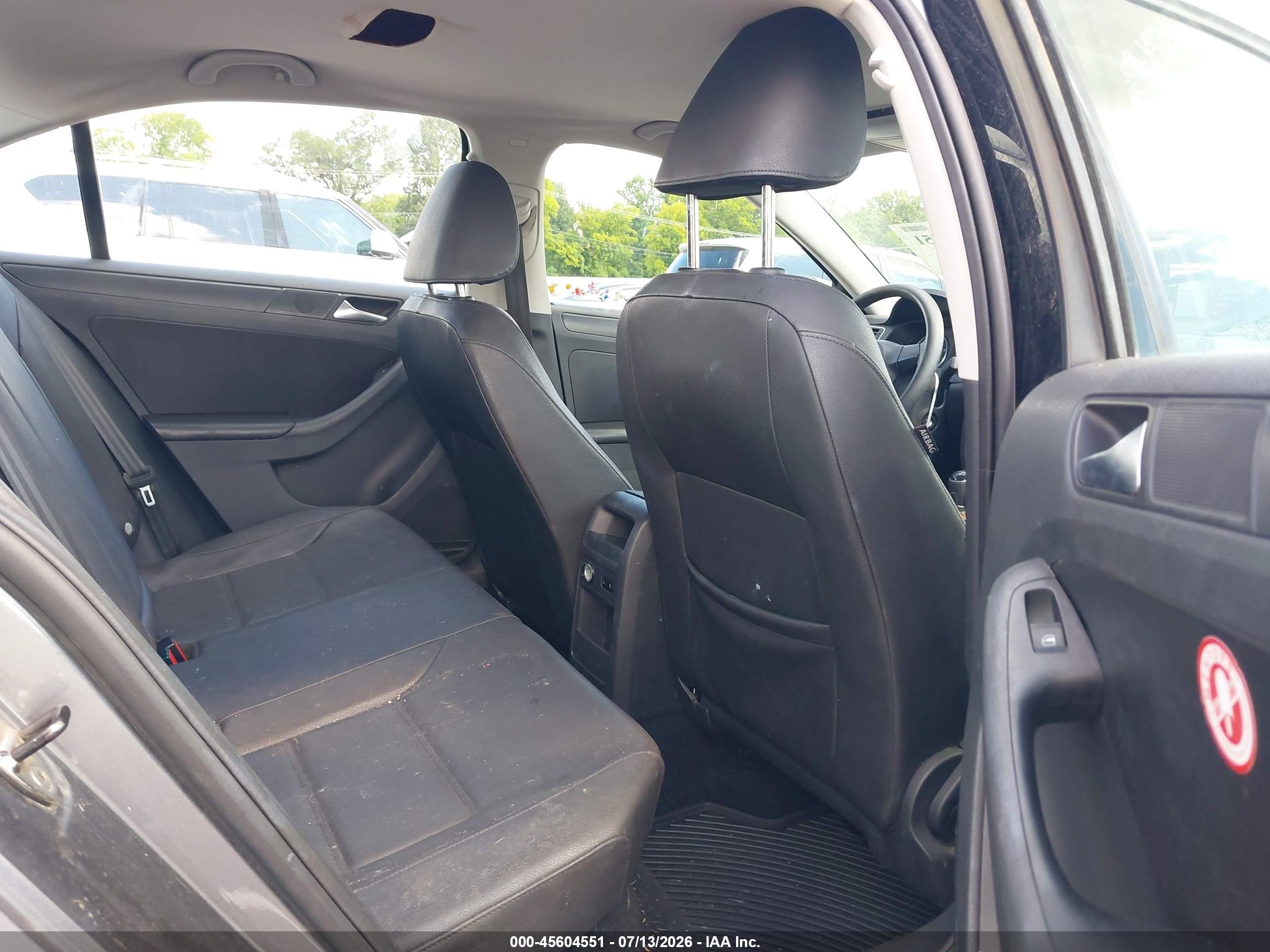 2012 Volkswagen Jetta 2.5l Se Gray vin: 3VWBX7AJ3CM473619