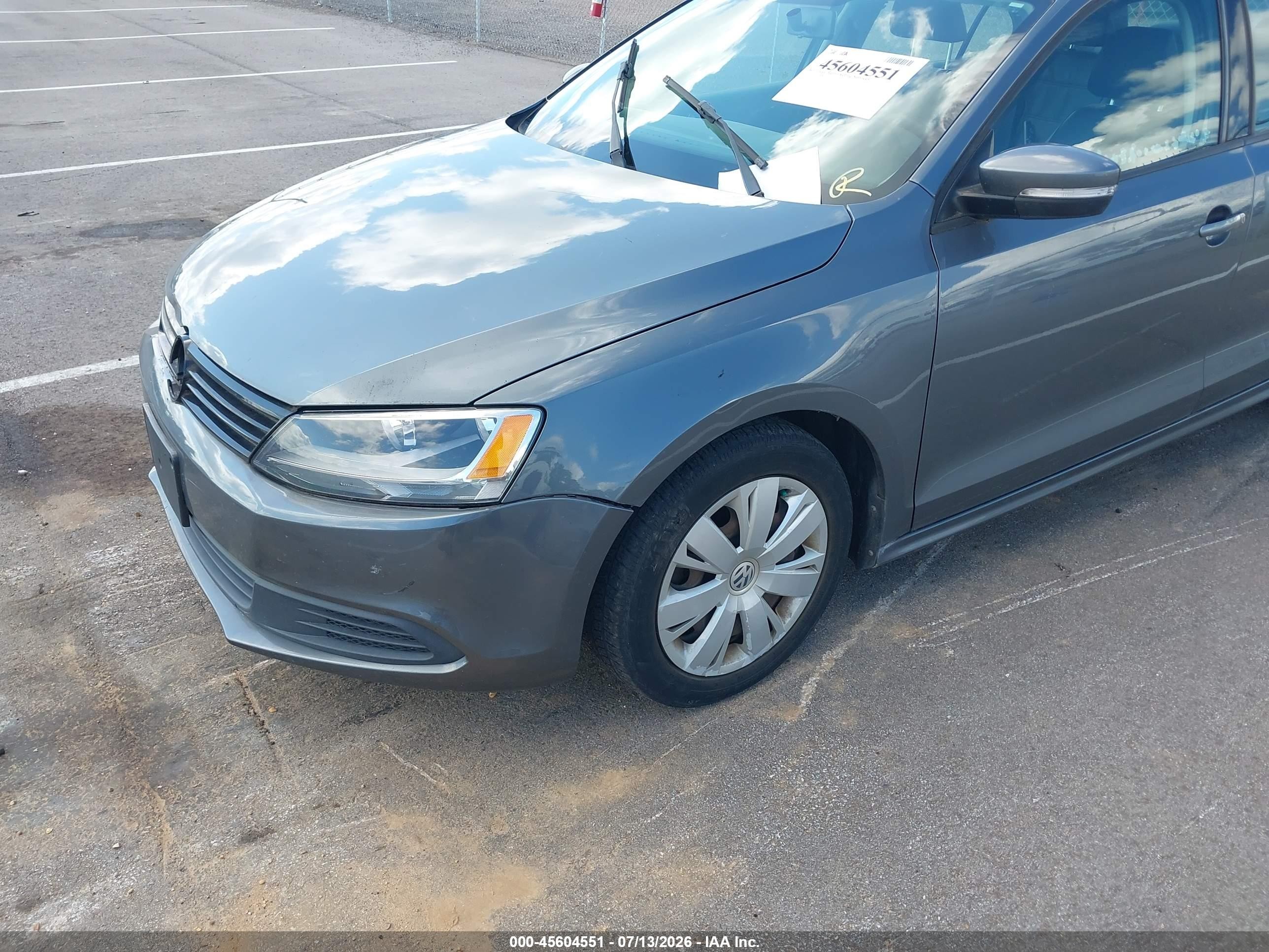 2012 Volkswagen Jetta 2.5l Se Gray vin: 3VWBX7AJ3CM473619