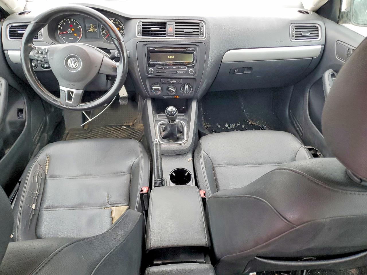 2013 Volkswagen Jetta Se Gray vin: 3VWBX7AJ3DM351117