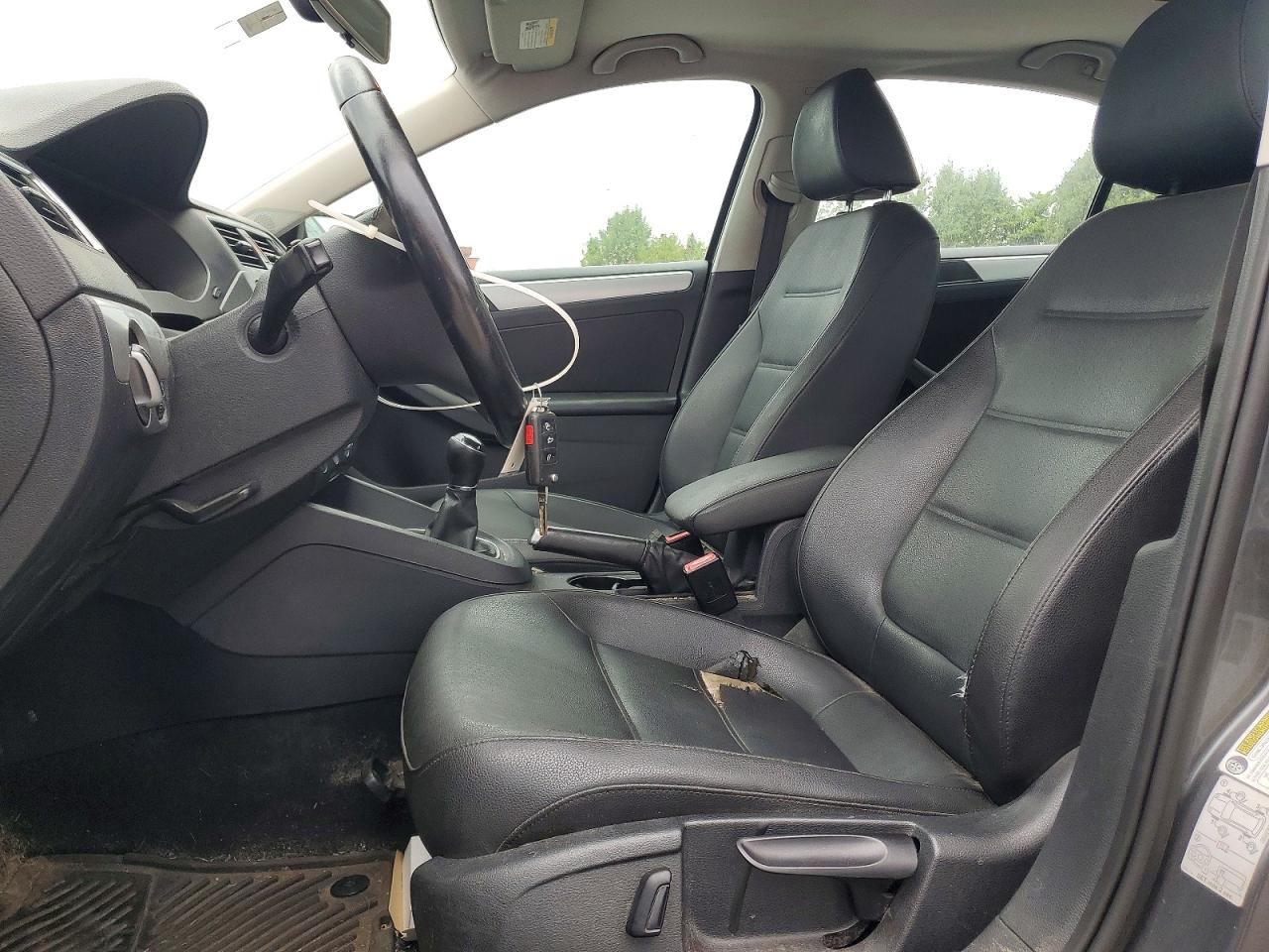 2013 Volkswagen Jetta Se Gray vin: 3VWBX7AJ3DM351117