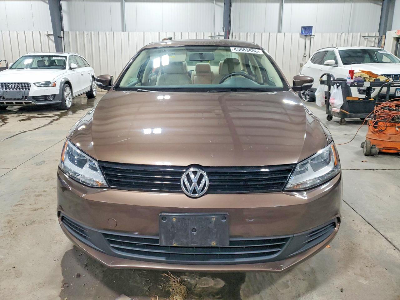 2012 Volkswagen Jetta Se Brown vin: 3VWBX7AJ7CM306387