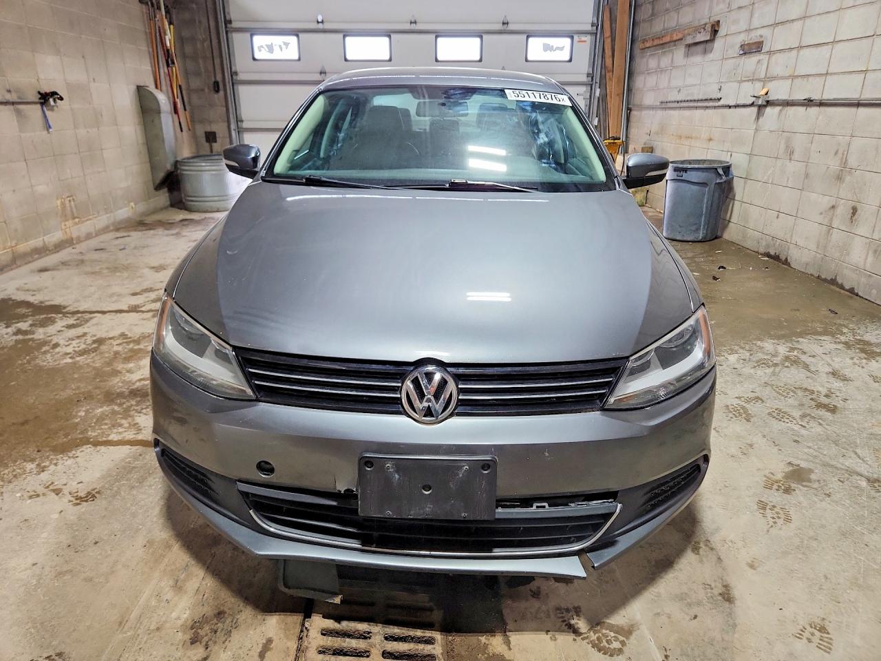 2013 Volkswagen Jetta S/se Gray vin: 3VWBX7AJ8DM432453