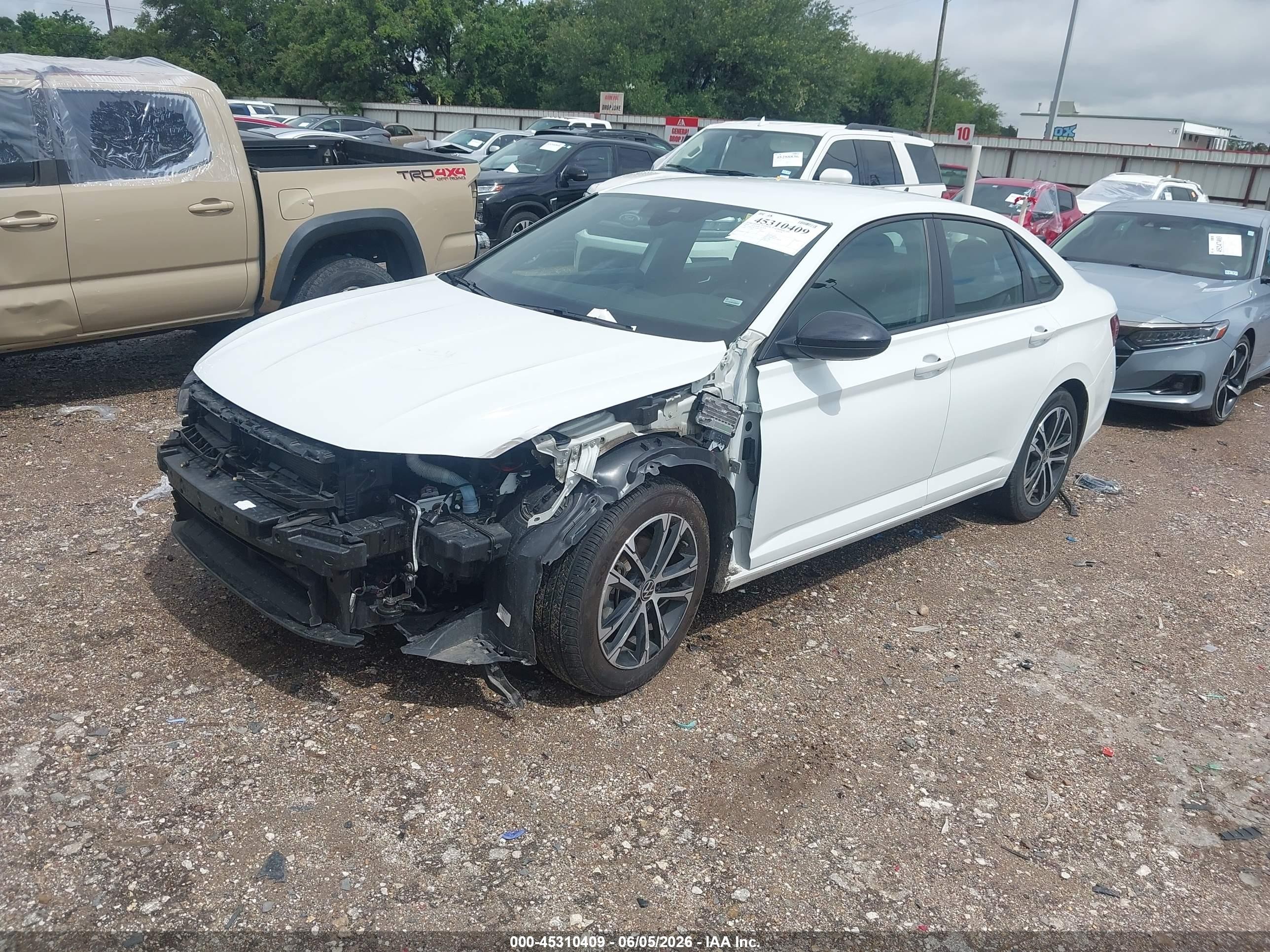 2025 Volkswagen Jetta 1.5t Sport White vin: 3VWBX7BU1SM012359
