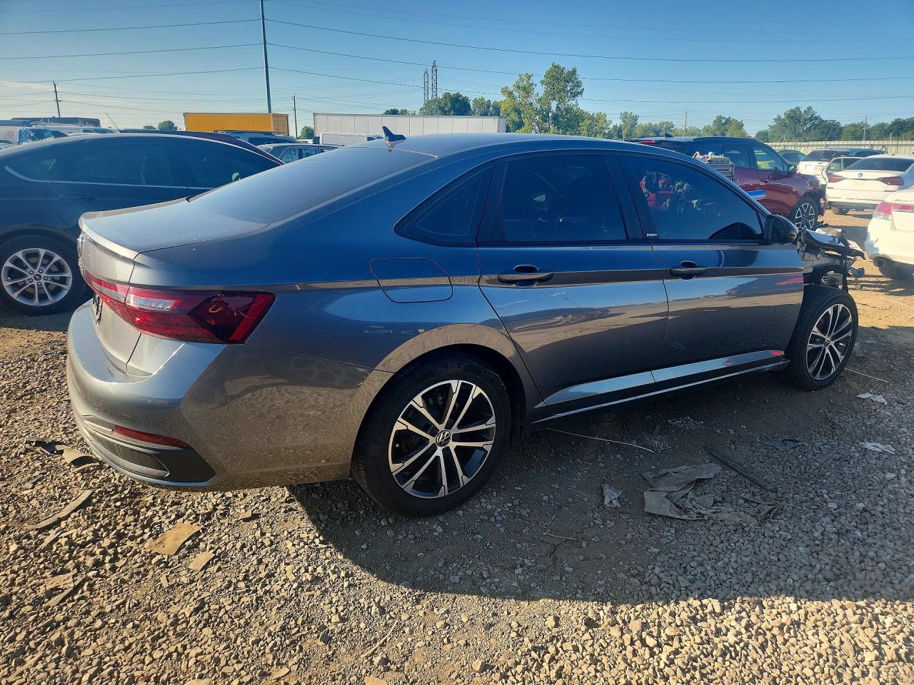 2025 Volkswagen Jetta Sport Gray vin: 3VWBX7BU3SM101026