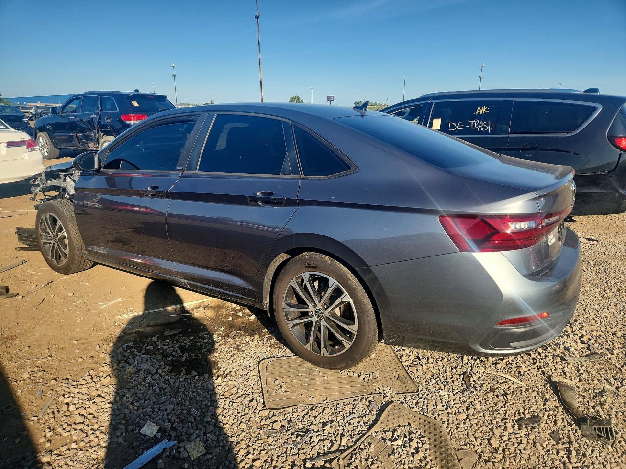 2025 Volkswagen Jetta Sport Gray vin: 3VWBX7BU3SM101026