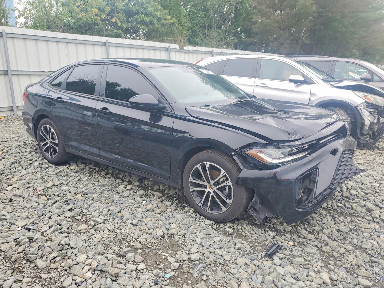 2025 Volkswagen Jetta Sport Black vin: 3VWBX7BU4SM091154