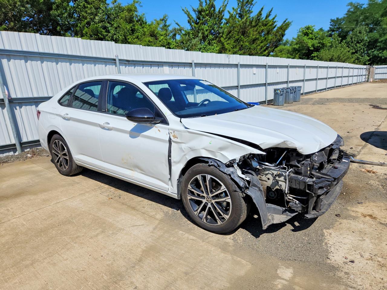 2025 Volkswagen Jetta Sport White vin: 3VWBX7BU7SM026251