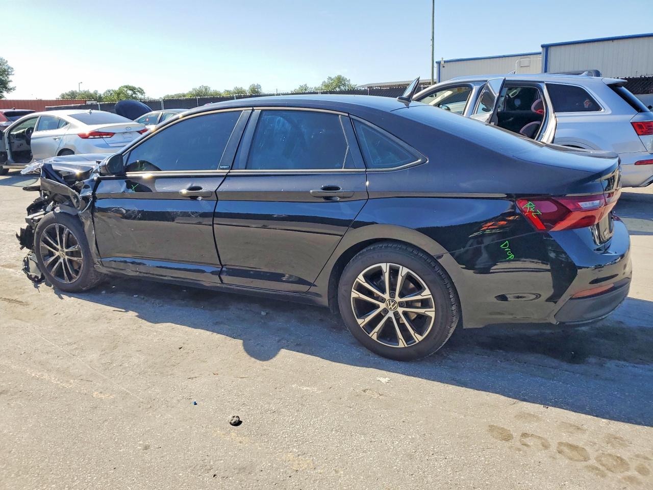 2025 Volkswagen Jetta Sport Black vin: 3VWBX7BU8SM042507