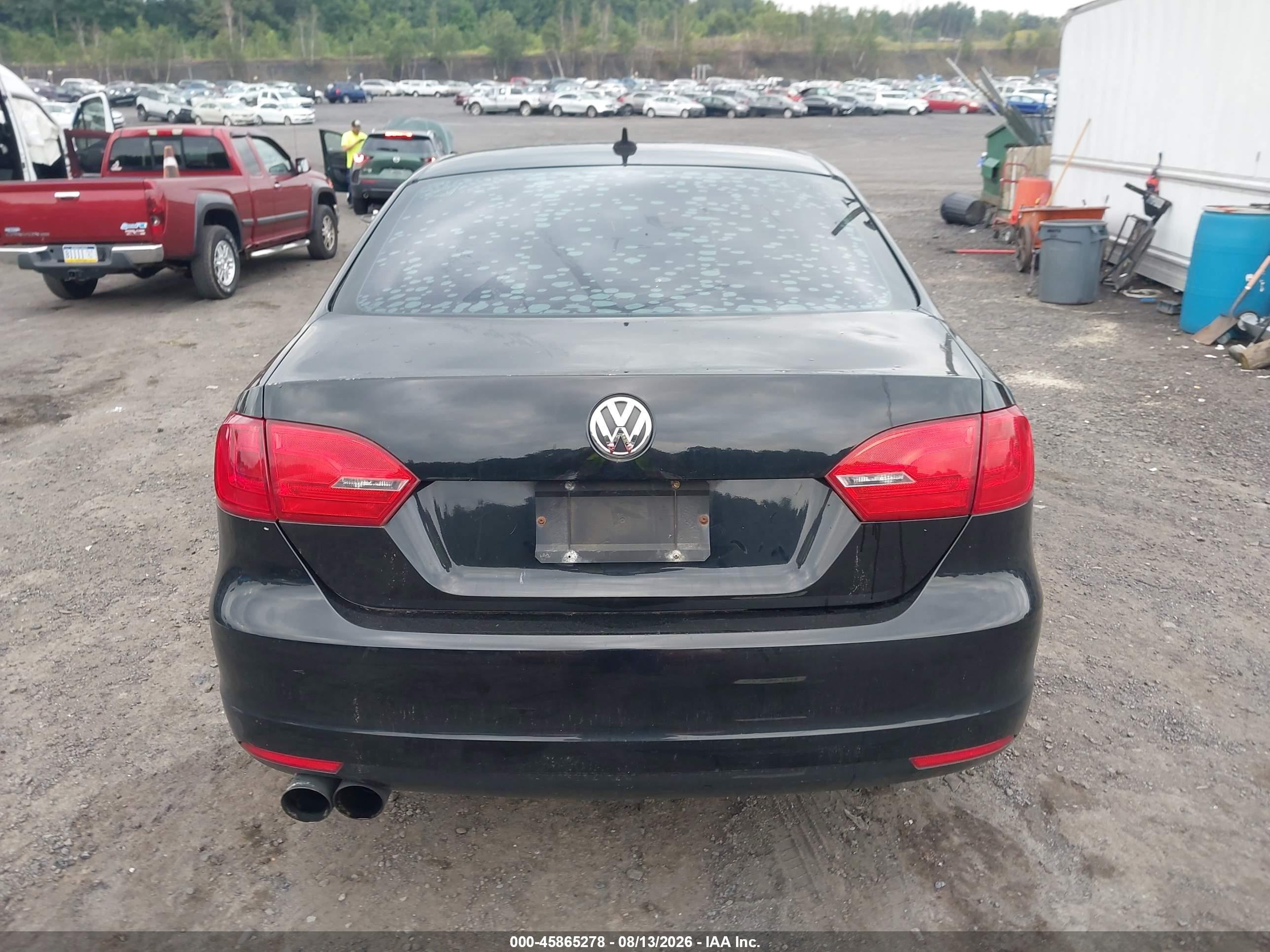 2011 Volkswagen Jetta 2.5l Se Black vin: 3VWBZ7AJ2BM369017