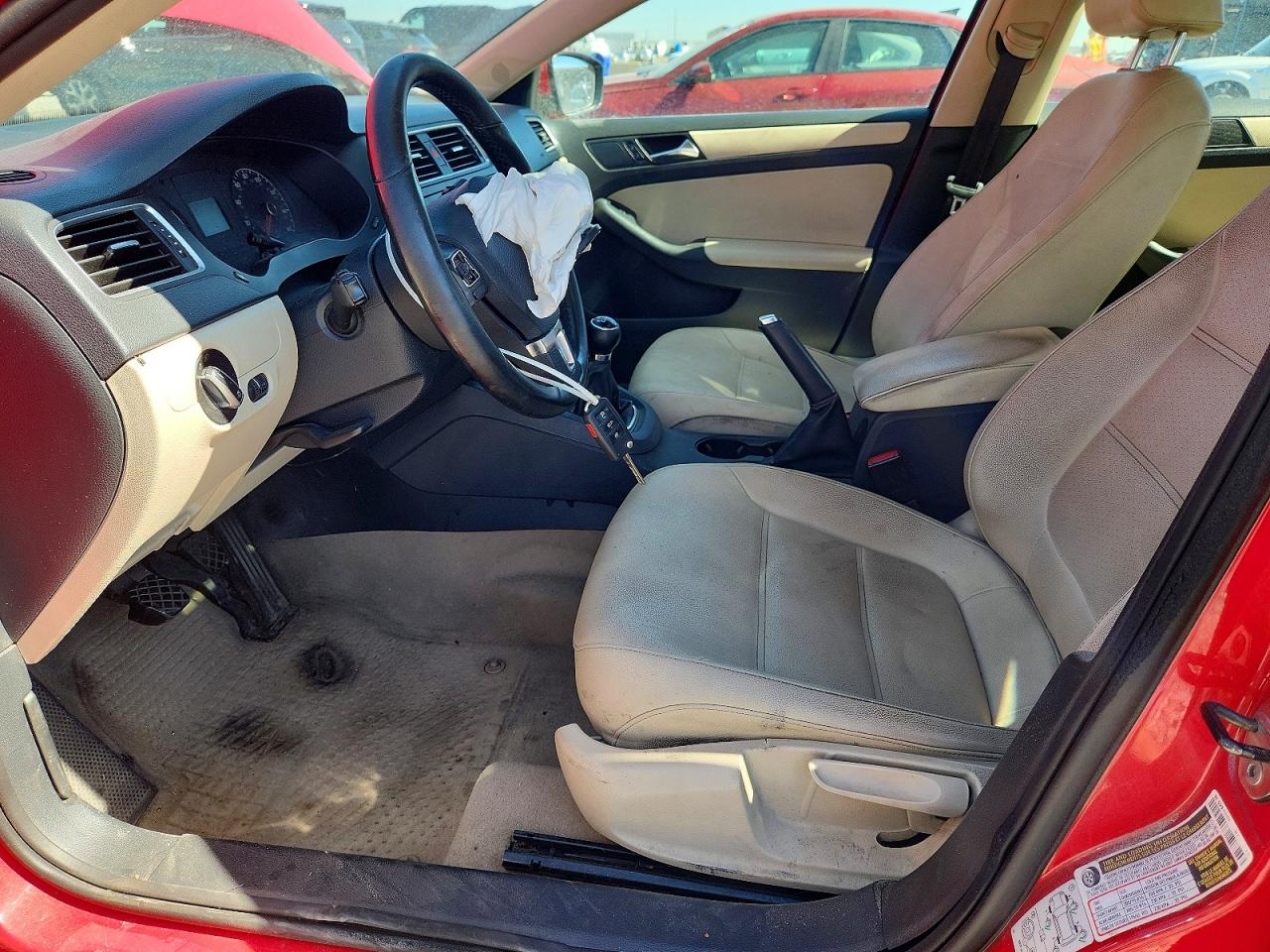 2011 Volkswagen Jetta Se Red vin: 3VWBZ7AJ2BM372659