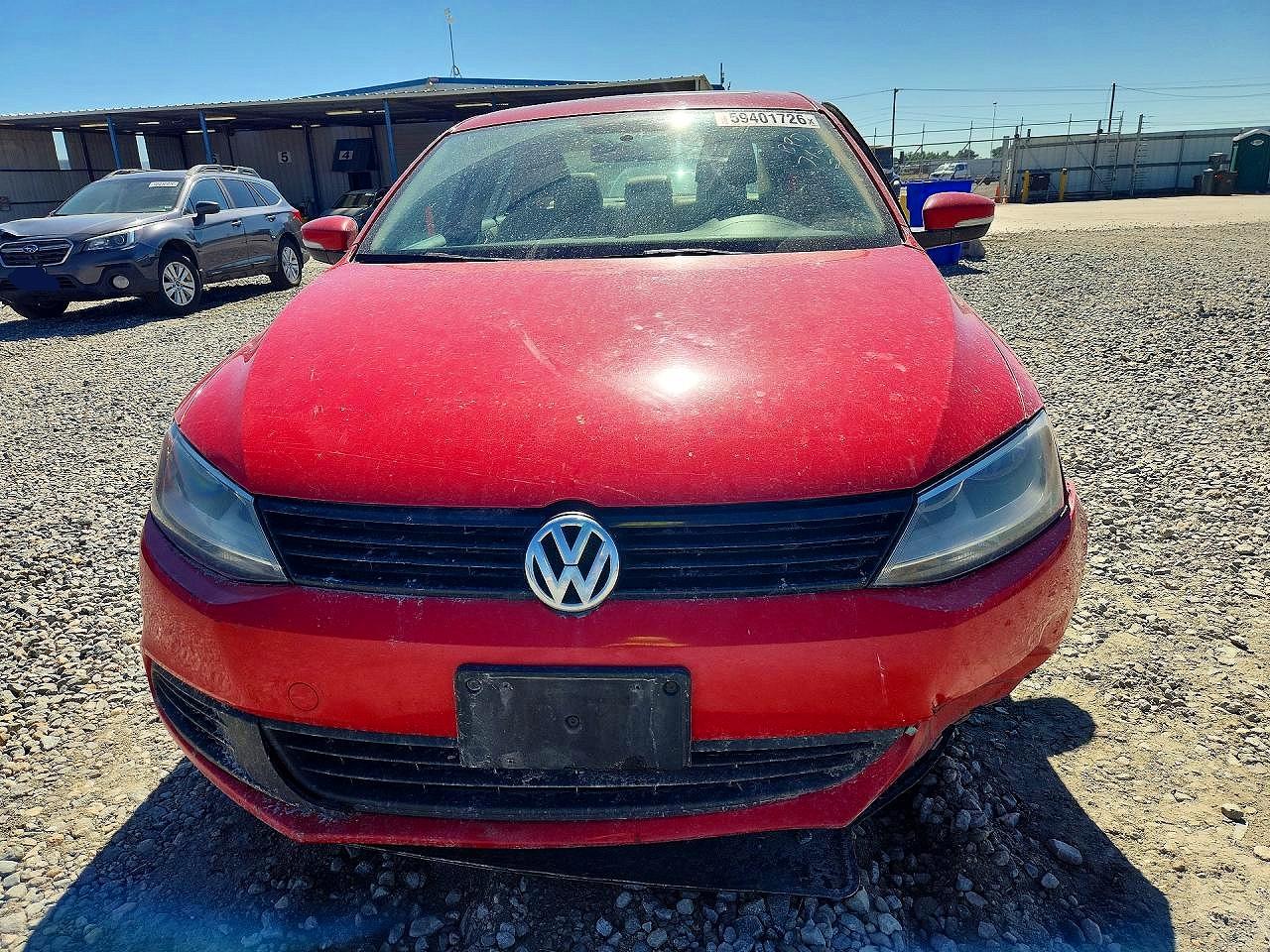 2011 Volkswagen Jetta Se Red vin: 3VWBZ7AJ2BM372659