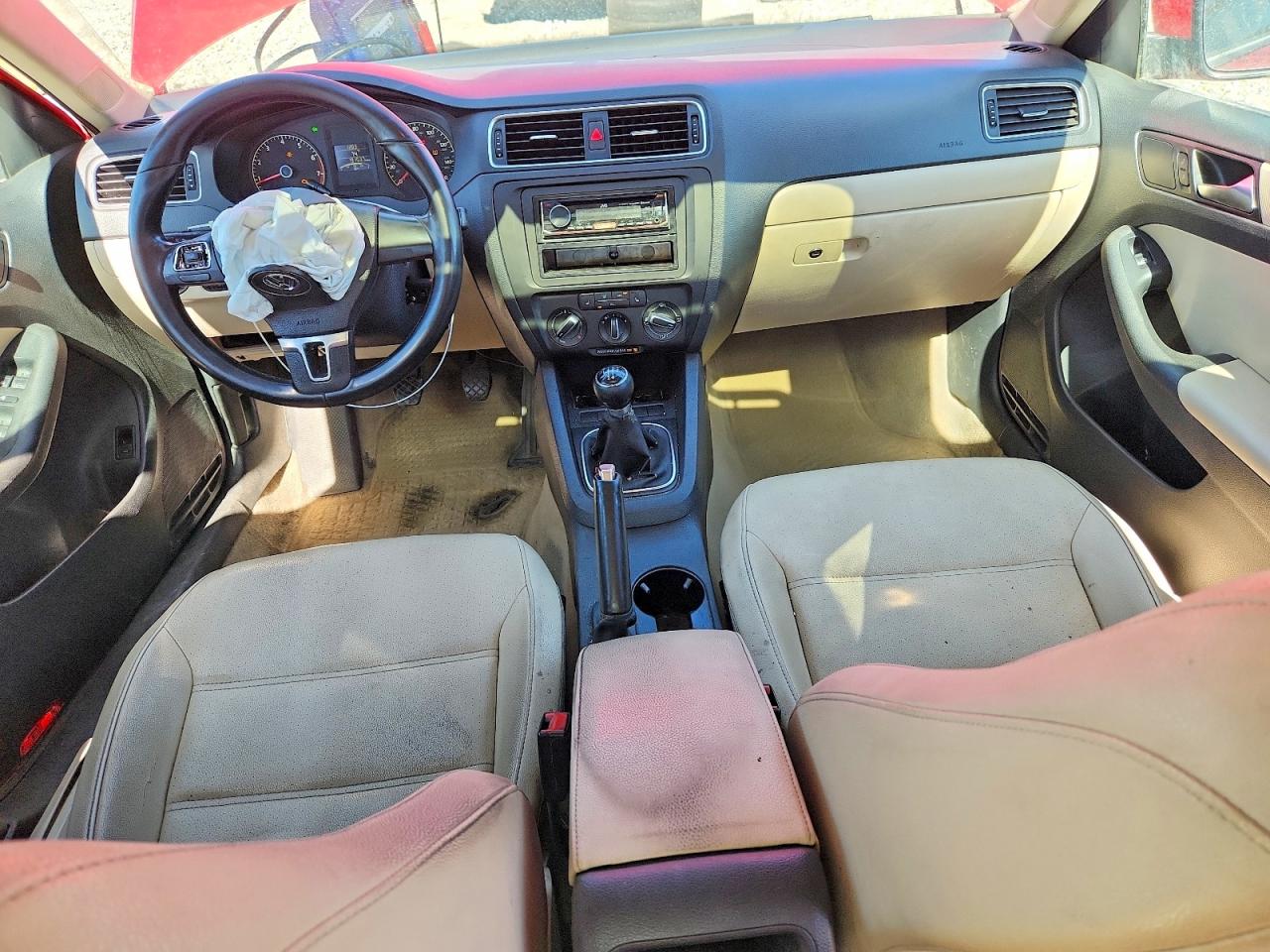2011 Volkswagen Jetta Se Red vin: 3VWBZ7AJ2BM372659