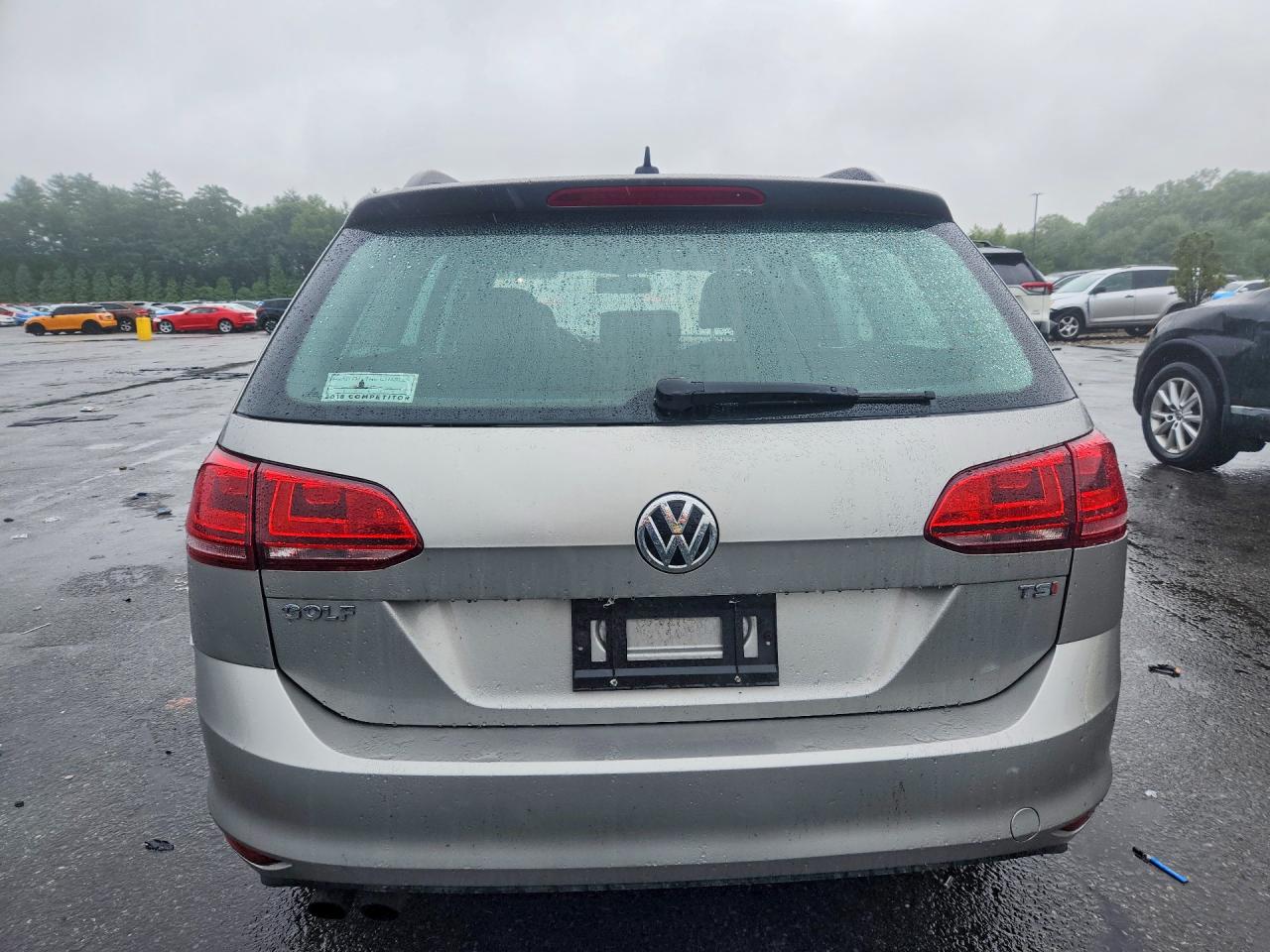 2015 Volkswagen Golf Sportwagen S Серебряный vin: 3VWC17AU0FM501056