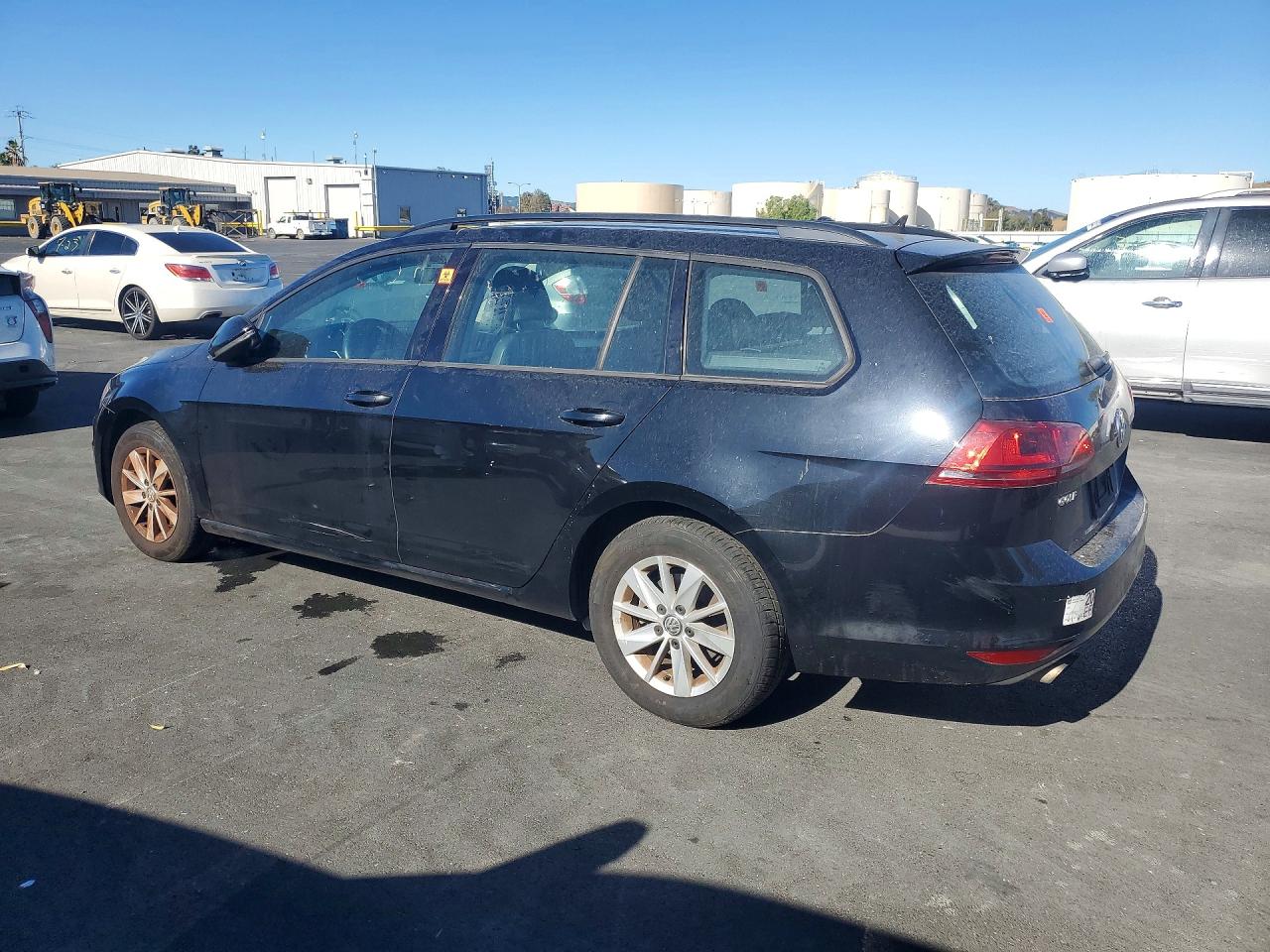 2015 Volkswagen Golf Sportwagen S Черный vin: 3VWC17AU4FM519320
