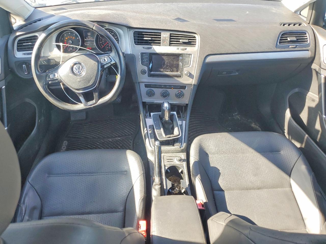 2015 Volkswagen Golf Sportwagen S Черный vin: 3VWC17AU4FM519320
