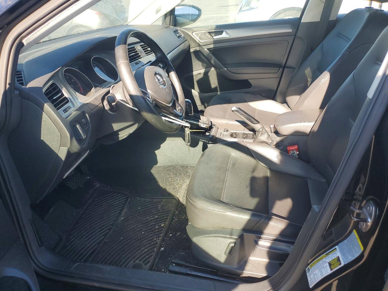 2015 Volkswagen Golf Sportwagen S Черный vin: 3VWC17AU4FM519320