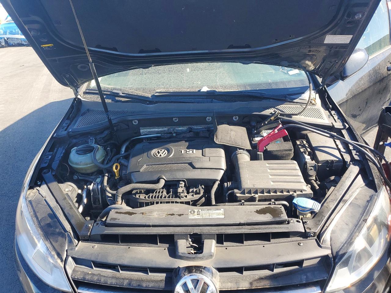 2015 Volkswagen Golf Sportwagen S Черный vin: 3VWC17AU4FM519320