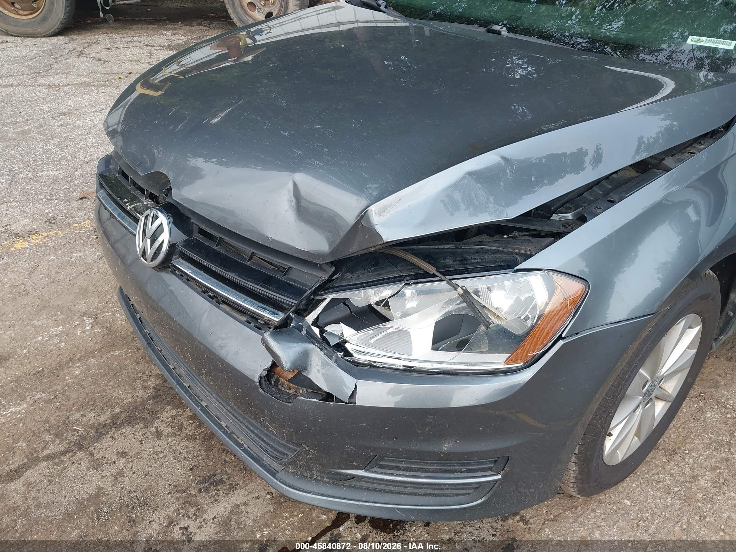 2015 Volkswagen Golf Sportwagen Tsi S 4-door Silver vin: 3VWC17AU9FM501105