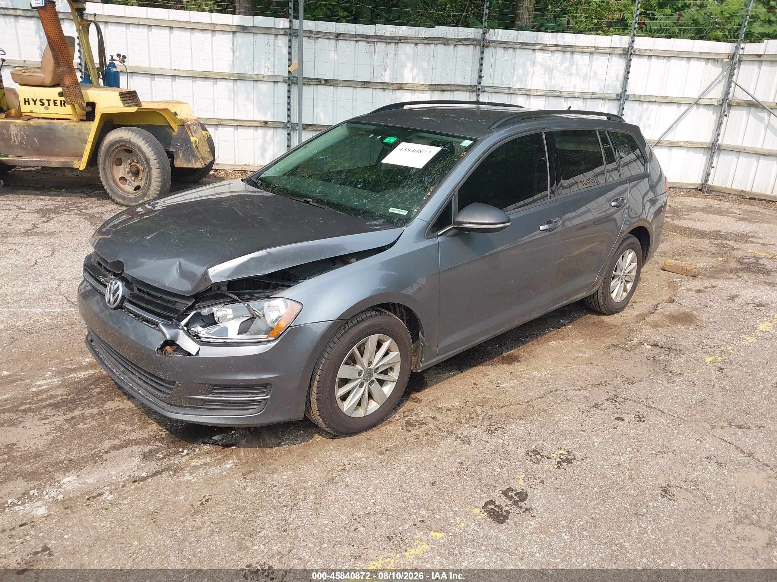 2015 Volkswagen Golf Sportwagen Tsi S 4-door Silver vin: 3VWC17AU9FM501105