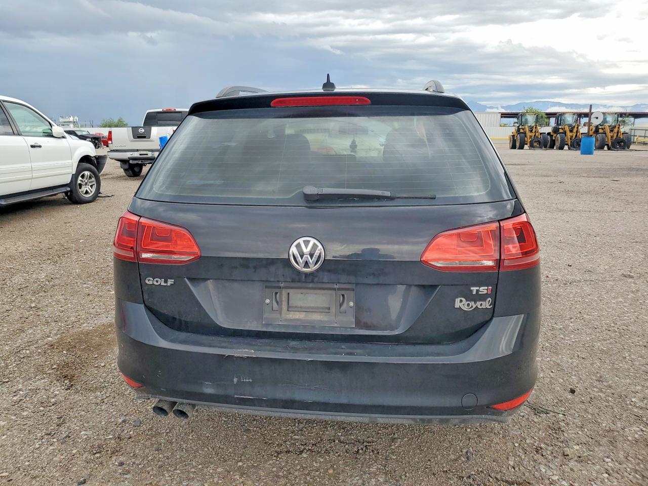 2015 Volkswagen Golf Sportwagen S Black vin: 3VWC17AUXFM501162