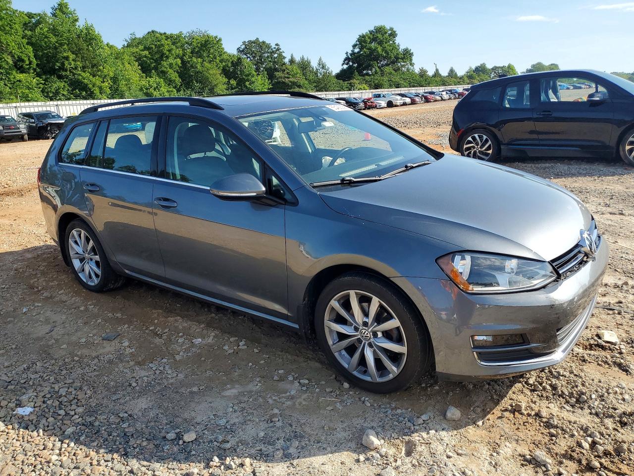 2015 Volkswagen Golf Sportwagen 1.8t, Tdi Charcoal vin: 3VWC17AUXFM506006