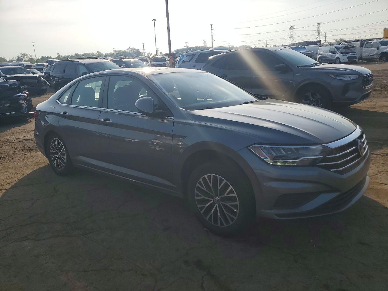 2019 Volkswagen Jetta S Gray vin: 3VWC57BU0KM060879