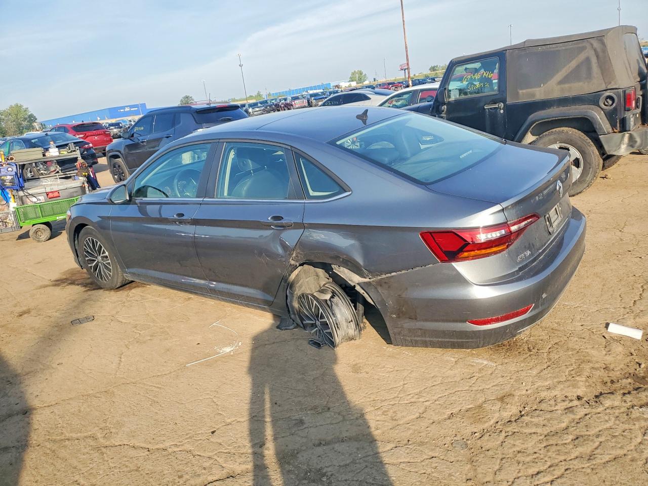 2019 Volkswagen Jetta S Gray vin: 3VWC57BU0KM060879
