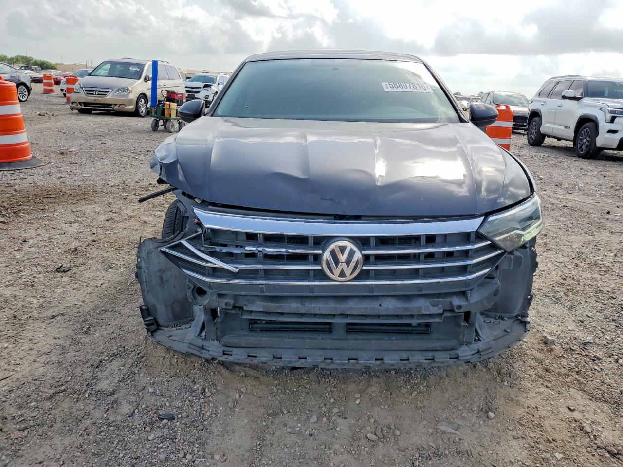 2019 Volkswagen Jetta S Black vin: 3VWC57BU0KM090884