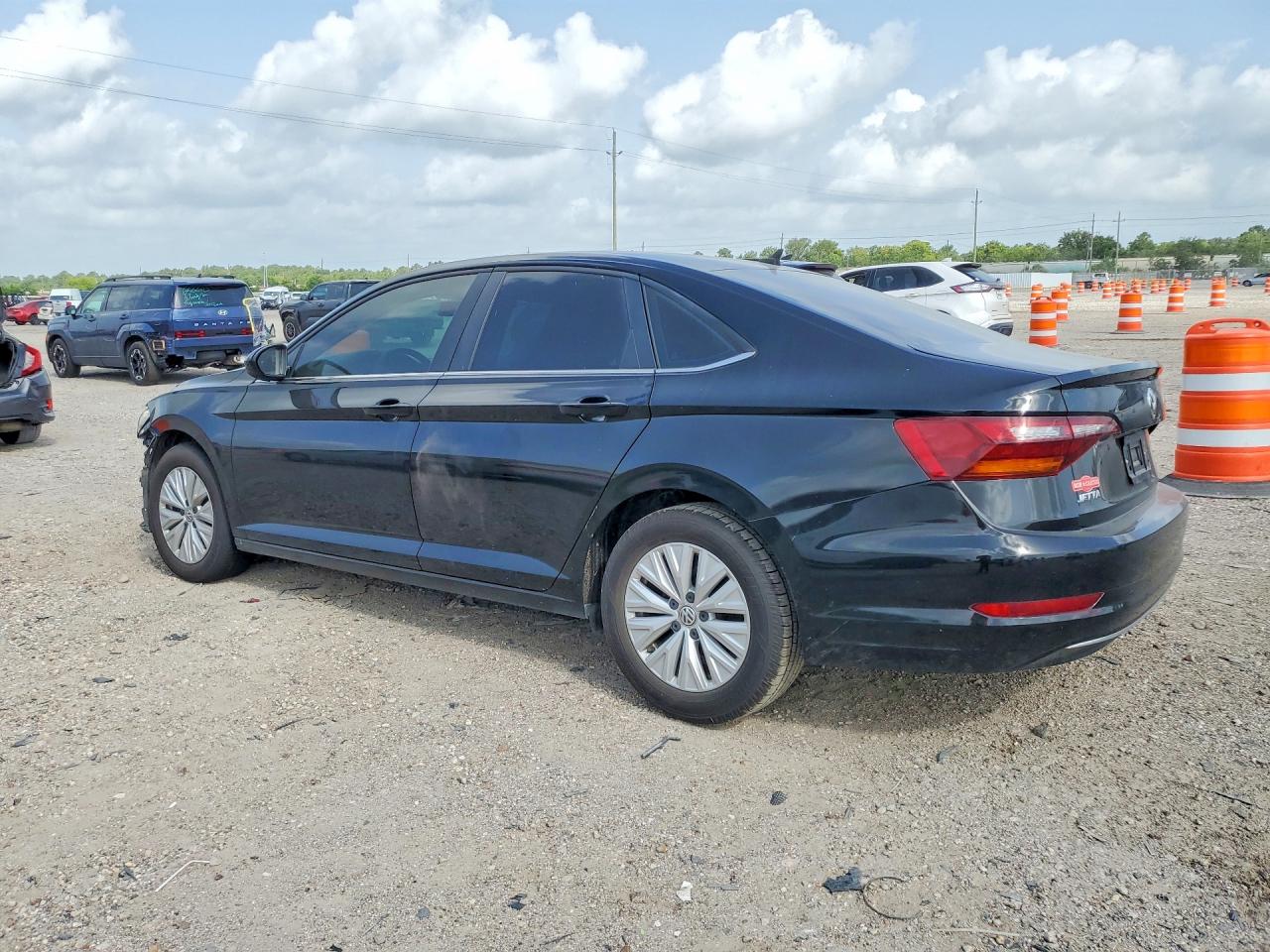 2019 Volkswagen Jetta S Black vin: 3VWC57BU0KM090884