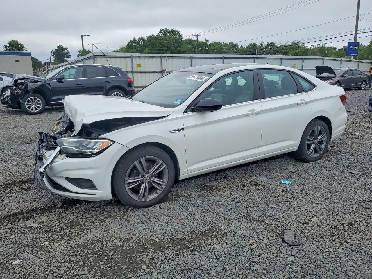 2019 Volkswagen Jetta S Белый vin: 3VWC57BU0KM099486