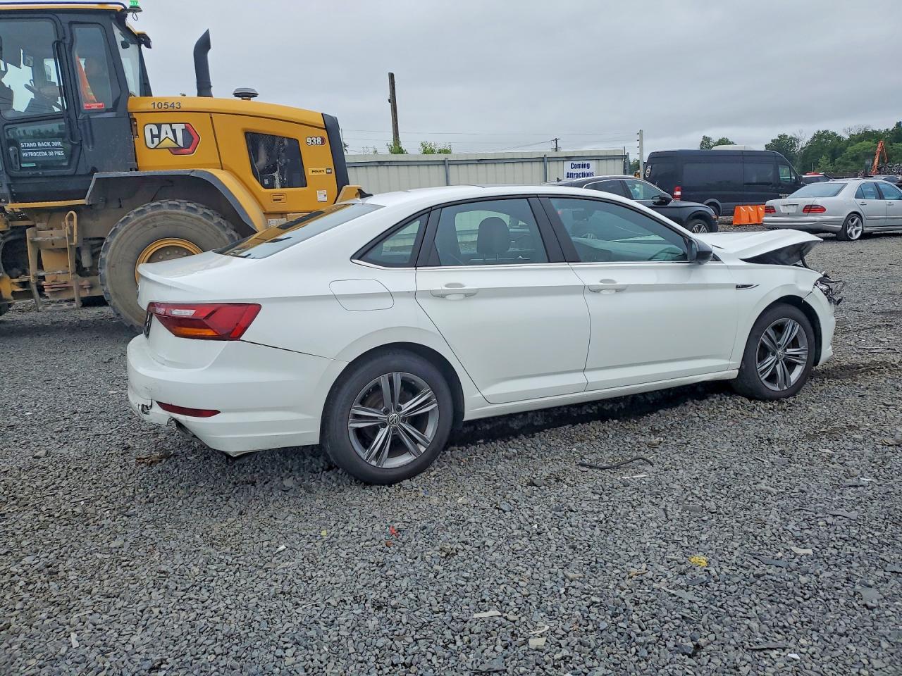 2019 Volkswagen Jetta S White vin: 3VWC57BU0KM099486