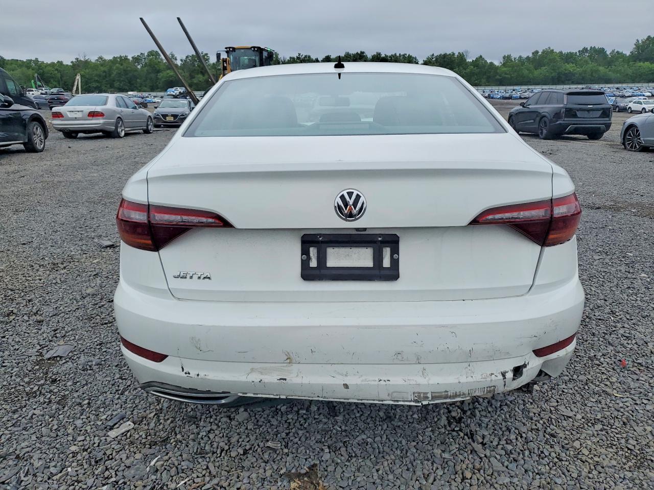 2019 Volkswagen Jetta S White vin: 3VWC57BU0KM099486