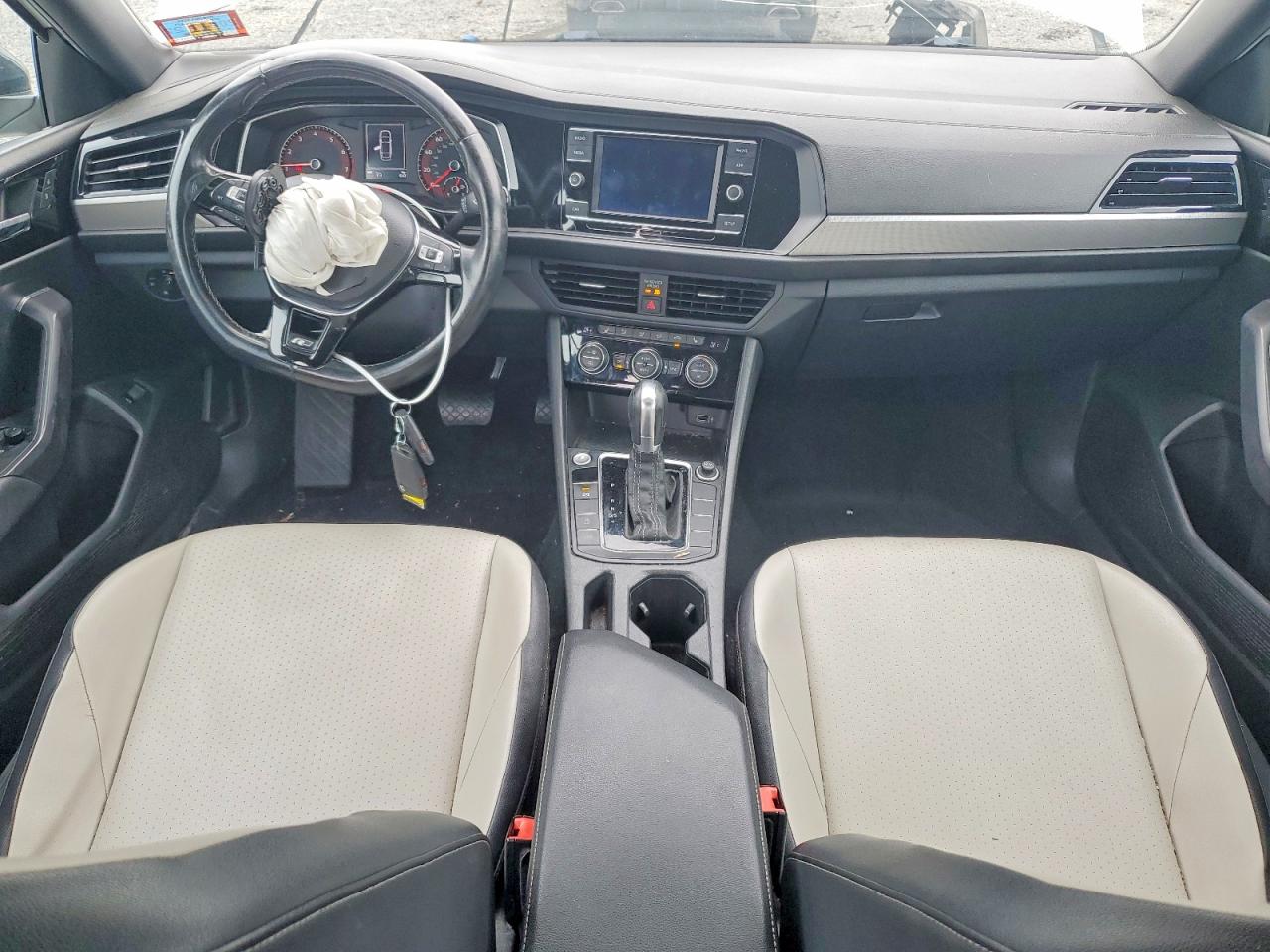 2019 Volkswagen Jetta S White vin: 3VWC57BU0KM099486