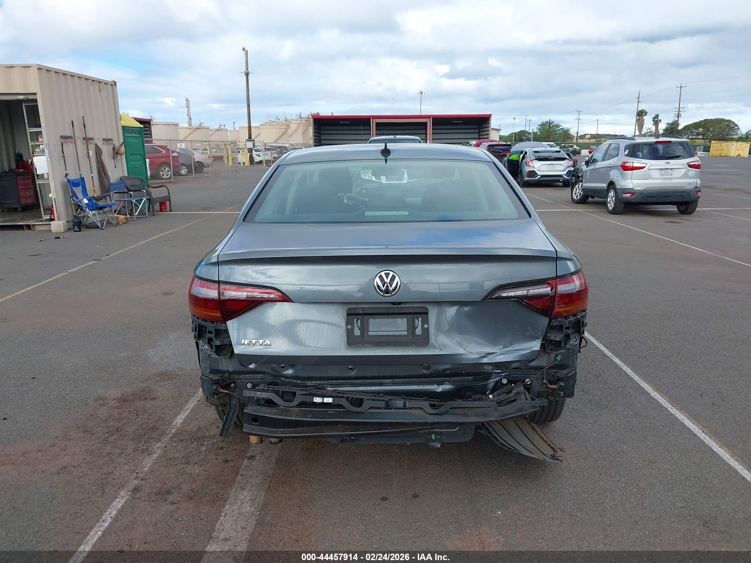 2019 Volkswagen Jetta   Gray vin: 3VWC57BU0KM116366