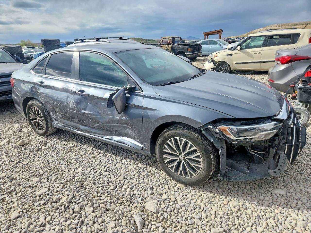 2021 Volkswagen Jetta S Charcoal vin: 3VWC57BU0MM016514