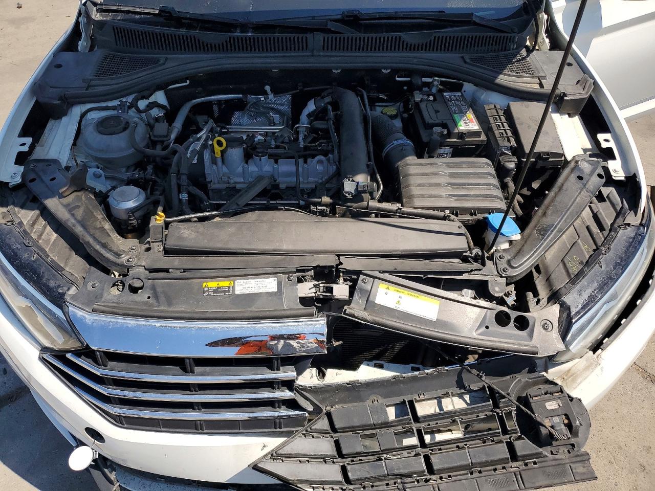 2021 Volkswagen Jetta S White vin: 3VWC57BU0MM031398