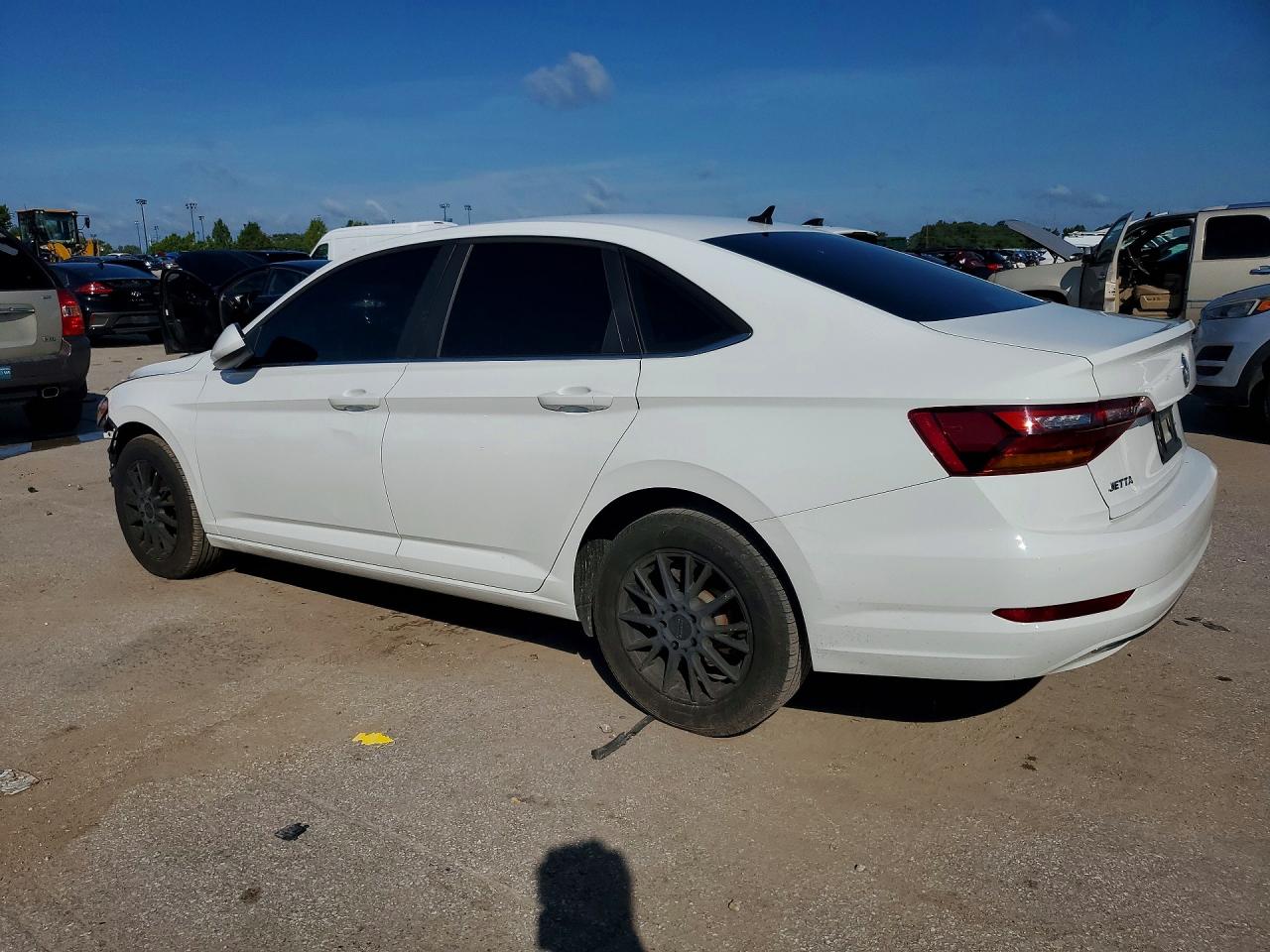 2019 Volkswagen Jetta S White vin: 3VWC57BU1KM064620