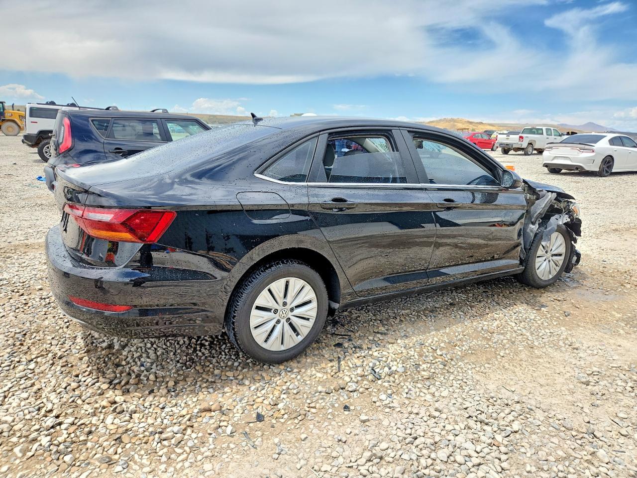 2019 Volkswagen Jetta S Black vin: 3VWC57BU1KM075973