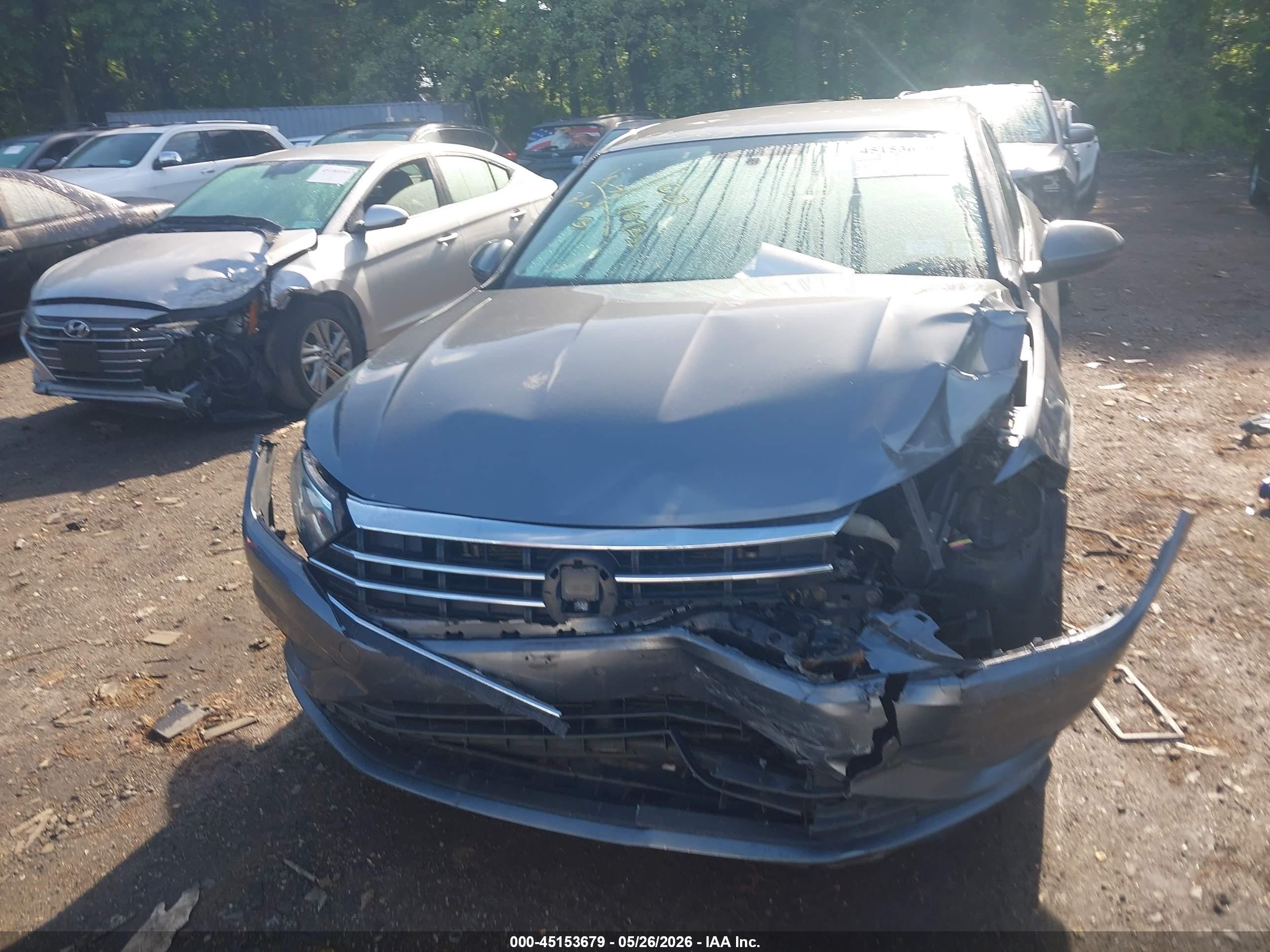 2019 Volkswagen Jetta 1.4t R-line/1.4t S/1.4t Se Gray vin: 3VWC57BU1KM136609