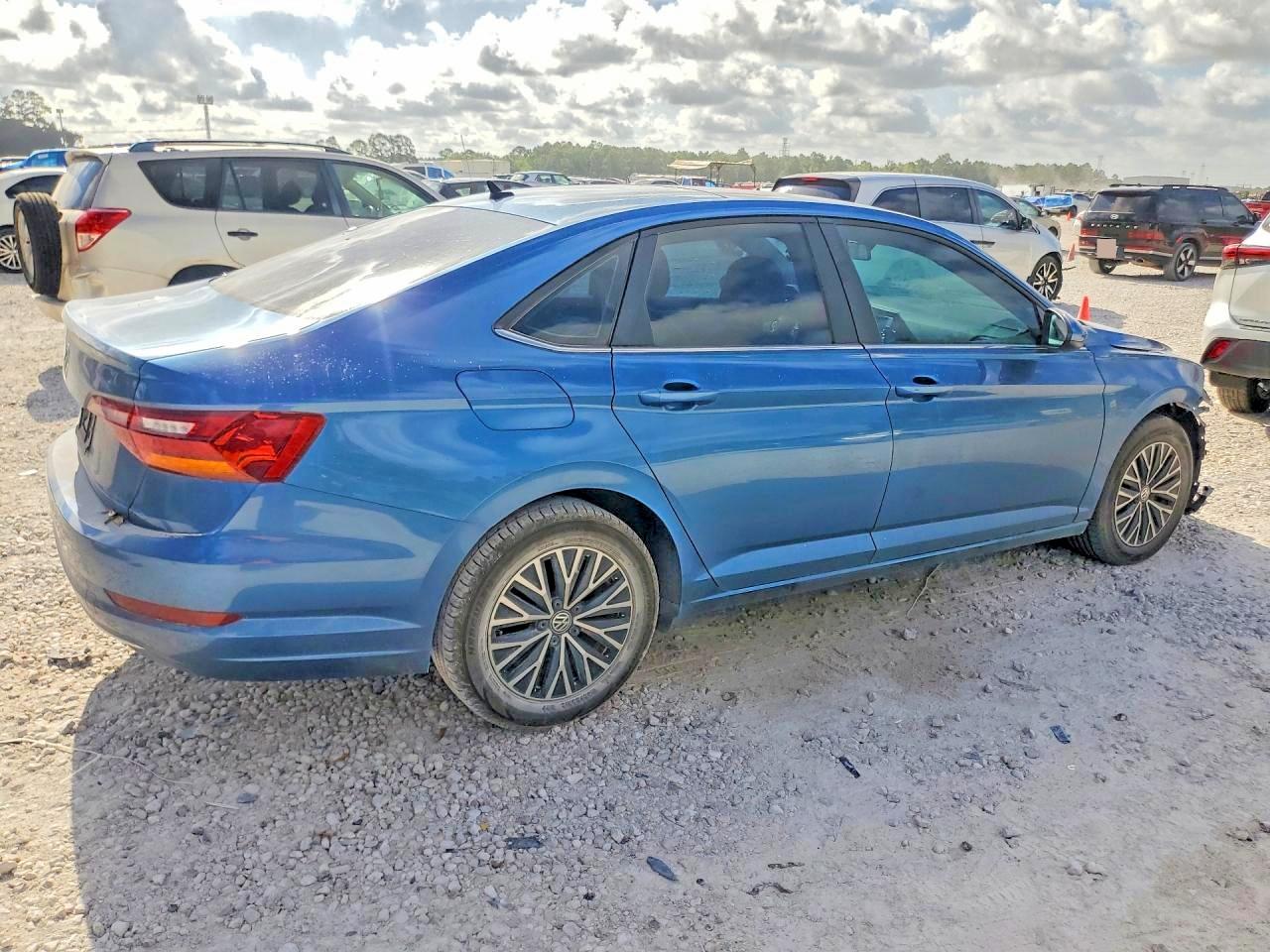 2019 Volkswagen Jetta S Blue vin: 3VWC57BU1KM155290