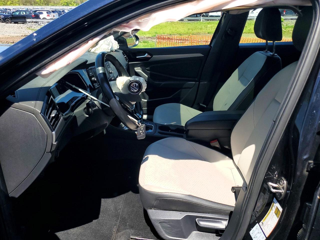 2019 Volkswagen Jetta S Black vin: 3VWC57BU1KM186555