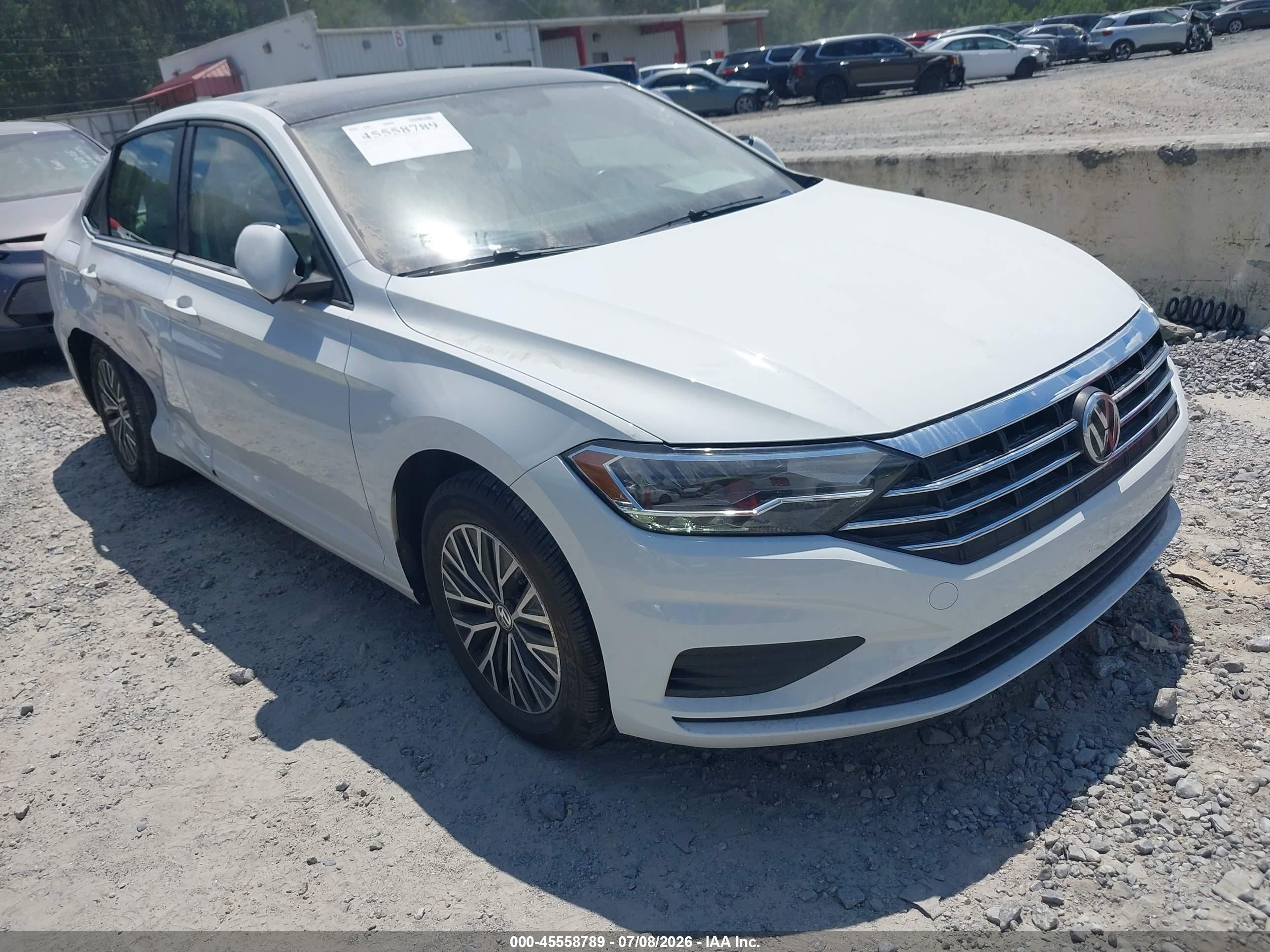 2019 Volkswagen Jetta 1.4t R-line/1.4t S/1.4t Se White vin: 3VWC57BU1KM254336