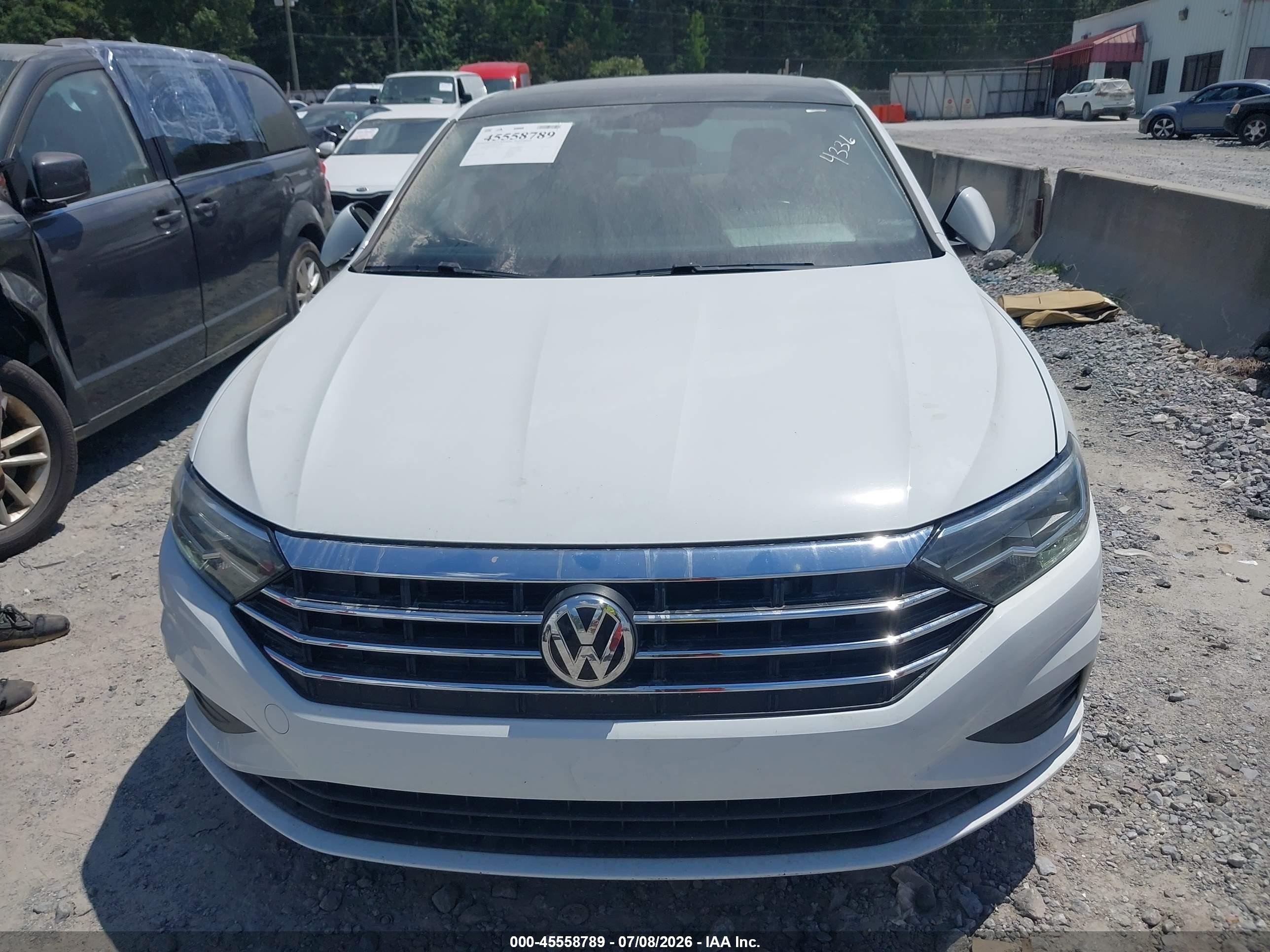 2019 Volkswagen Jetta 1.4t R-line/1.4t S/1.4t Se White vin: 3VWC57BU1KM254336