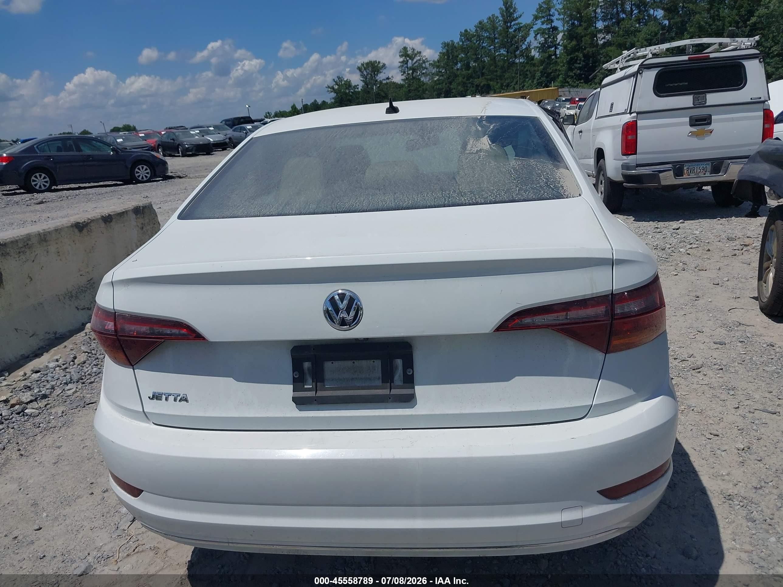 2019 Volkswagen Jetta 1.4t R-line/1.4t S/1.4t Se White vin: 3VWC57BU1KM254336